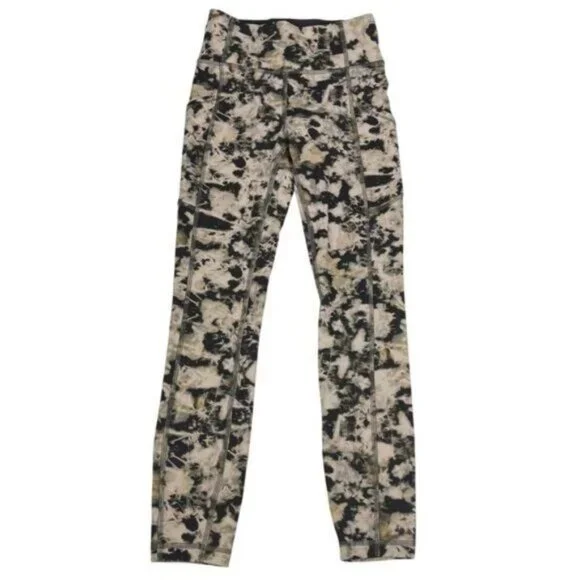 Lululemon Invigorate High-Rise Tight 25" Everlux In Dispersed Light Raw Linen - Picture 5 of 9